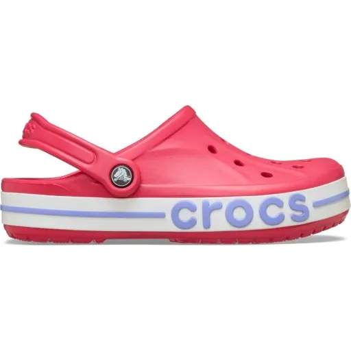 Crocs BAYABAND CLOG Dámské pantofle, červená, velikost 36/37