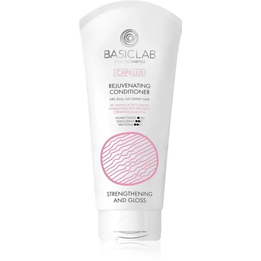 BasicLab Dermocosmetics Capillus regenerační kondicionér pro silné, hrubé a suché vlasy 100 ml