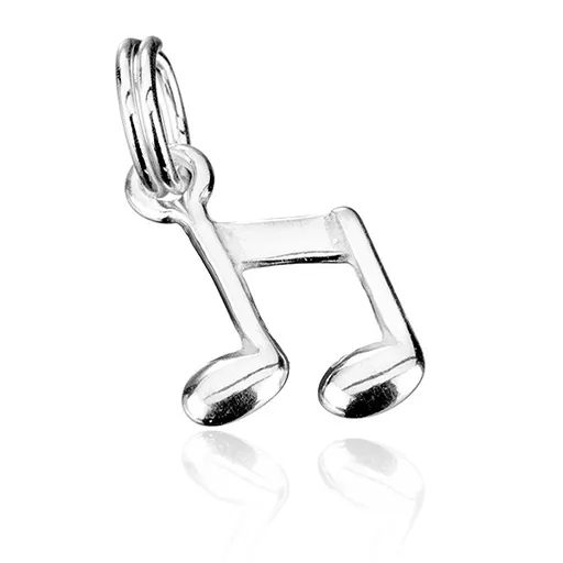 Stříbrný přívěsek 925 - lesklá nota