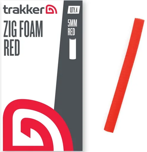 Trakker pěna zig foam 4 ks - red