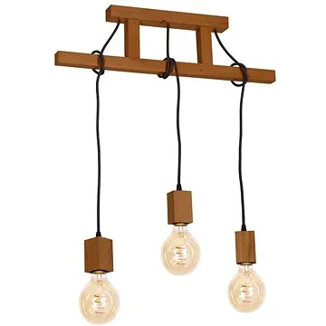 Lustr na tyči JACK 3xE27/40W/230V dub (90617)