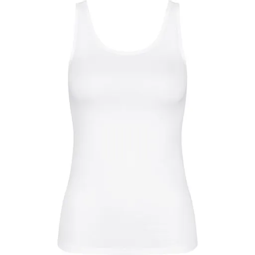 TRIUMPH SENSE OF COTTON Dámský tílkový top, bílá, velikost