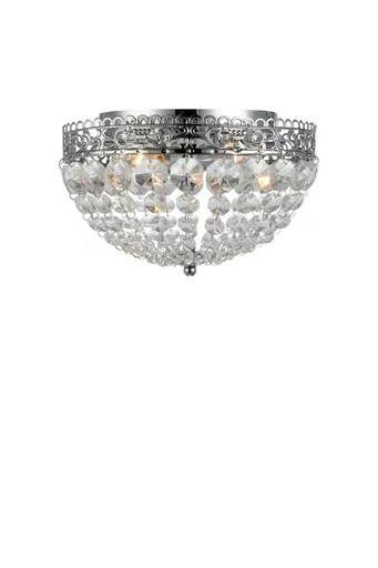 Markslöjd Saxholm kříšťálové stropní svítidlo chrom