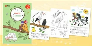 Hudební omalovánky - Písničky o zvířátkách - Eva Šašinková