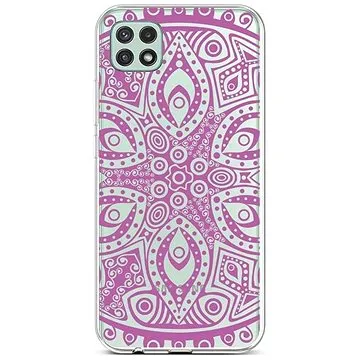 TopQ Samsung A22 5G silikon Violet Mandala 65140 (Sun-65140)