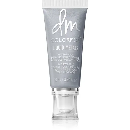 Danessa Myricks Beauty Colorfix Liquid Metals multifunkční líčidlo pro oči, rty a tvář odstín Platinum 10 ml