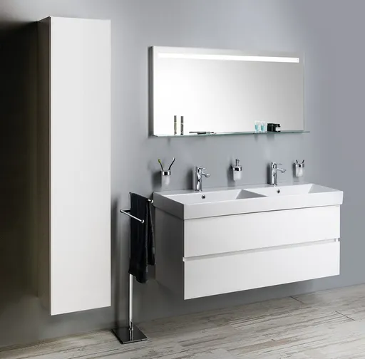 SAPHO Koupelnový set ODETTA 120, bílá KSET-058