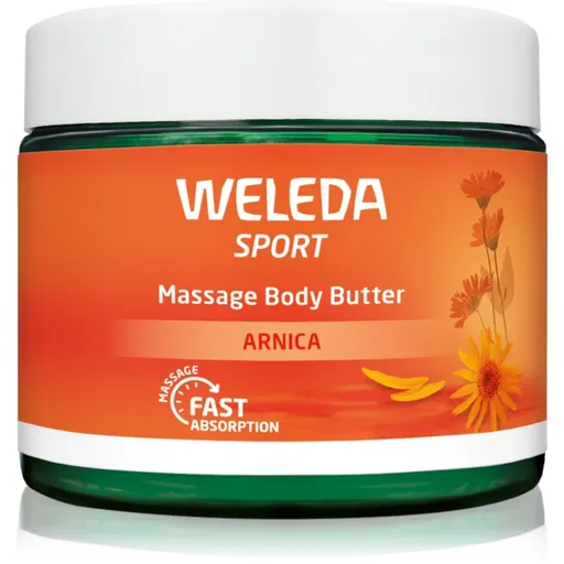 Weleda Sport masážní tělové máslo na regeneraci svalů 150 ml