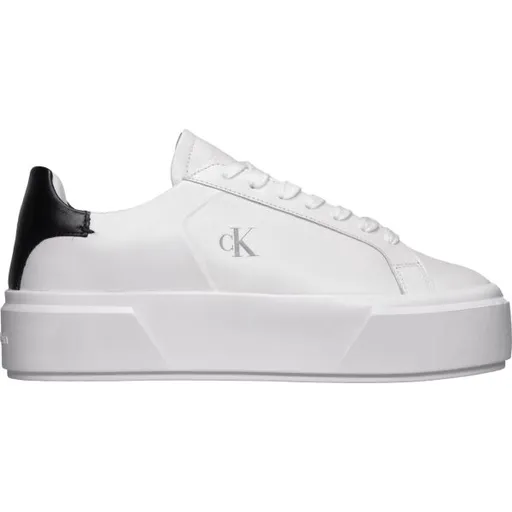 Calvin Klein FLATFORM LACE UP Dámské tenisky, bílá, velikost