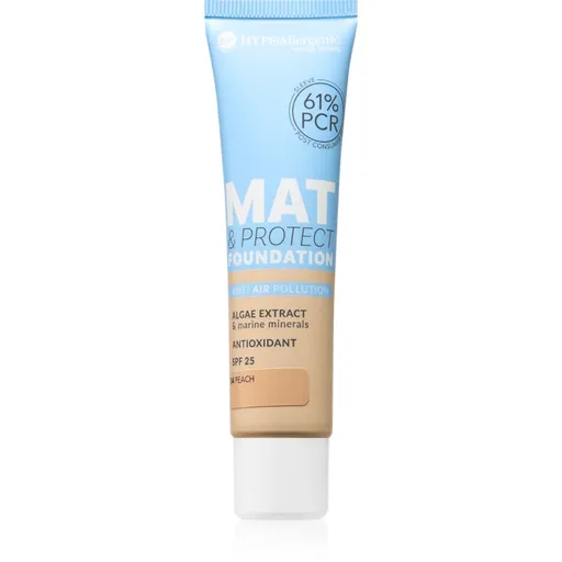 Bell HYPOallergenic Mat & Protect dlouhotrvající matující make-up SPF 25 odstín 04 Peach 30 g