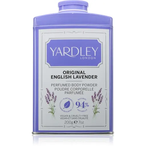 Yardley English Lavender parfémovaný pudr 200 g