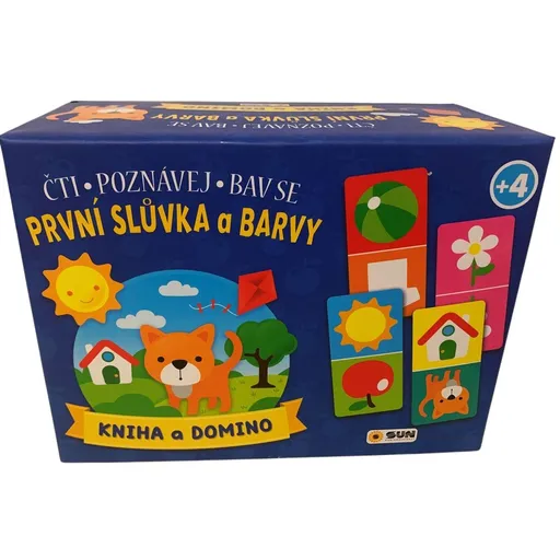 SUN Kniha a Domino: První slůvka a barvy
