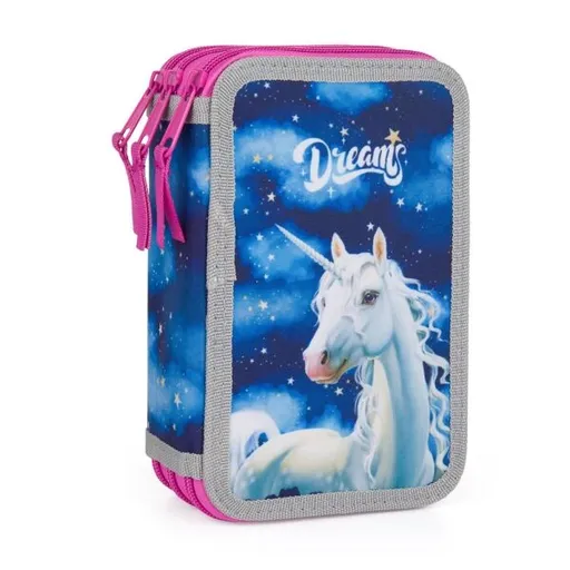 Oxybag UNICORN 1 Školní penál, modrá, velikost