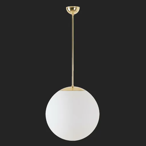 OSMONT ISI64946 ISIS P3 PM-M závěsné plastové svítidlo mosaz leštěná / bílá IP40 4000 K 27W LED nouzové kombinované 1 h