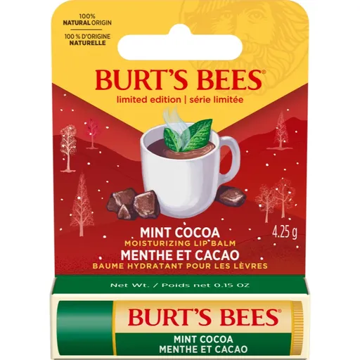 Burt’s Bees Festive hydratační balzám na rty příchuť Mint Cocoa 4.25 g