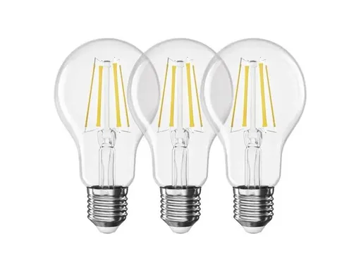 Žárovka Filament LED E27 5,9W bílá přírodní EMOS ZF5D43.3 sada 3ks