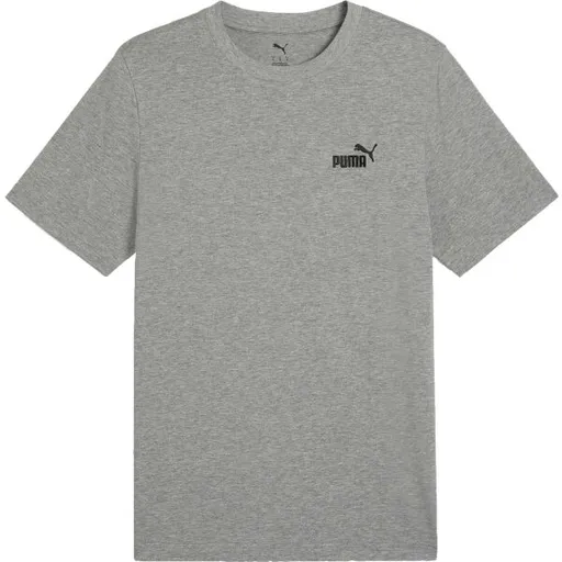 Puma ESSENTIALS SMALL NO. 1 LOGO TEE Pánské triko, šedá, velikost