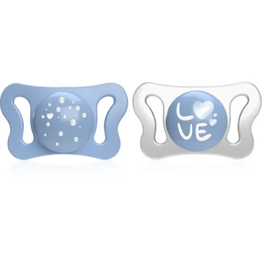 Chicco Physio Micro 0-2 m dudlík Blue 2 ks