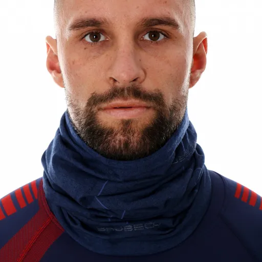 Multifunkční šátek Brubeck Merino KM10360 Navy S/M