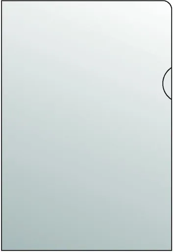 Obal A4 "L" čirý PP lesklý 170mic 100ks