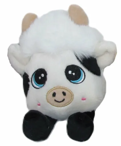 Plyšák Zábavné zvířátko kravička – 14 cm