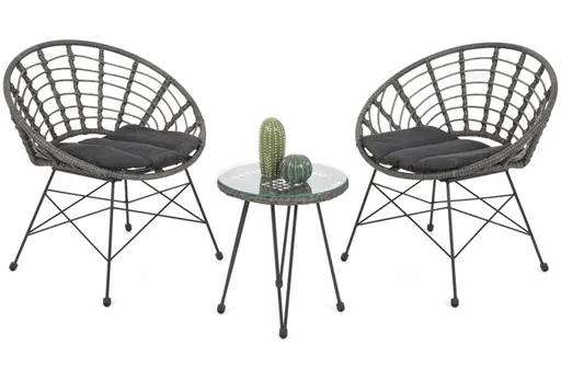 Zahradní balkónová souprava 3 ks Dekorhome