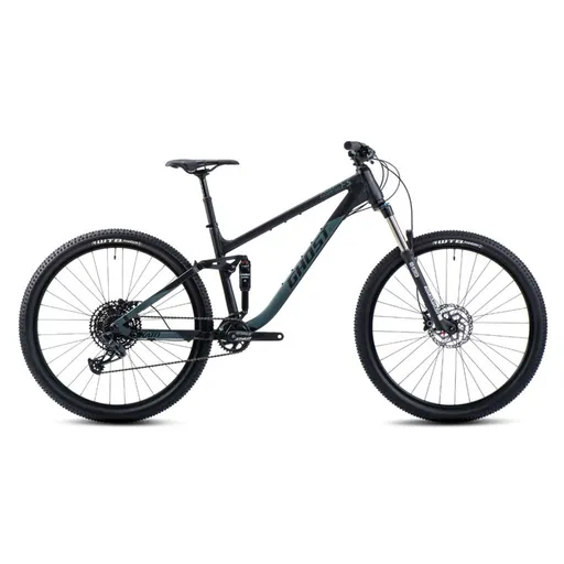 Celoodpružené kolo Ghost Kato FS Essential 27.5" 9.0 XS (15", 156-164 cm) Black/Green Matt