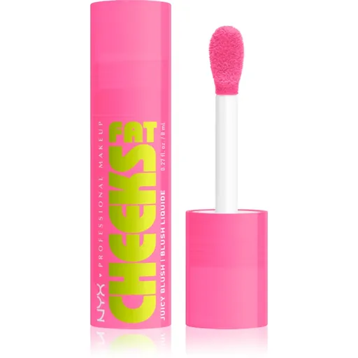NYX Professional Makeup Fat Cheeks Juicy Blush tekutá tvářenka odstín 04 Dragon Fruit Drip 8 ml