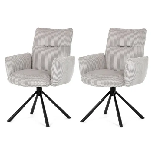 Sada jídelních židlí s vratným mechanismem DCH-D1332 CRM2, 2 ks