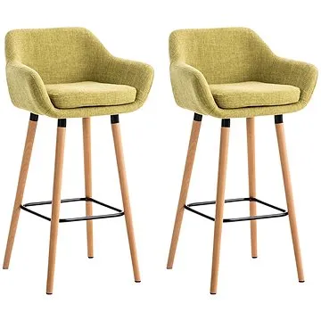 Barová židle Grane (SET 2 ks), světle zelená (C1003842)