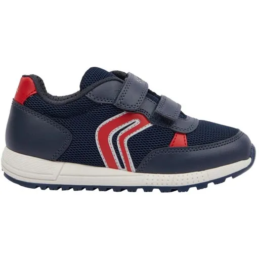 Geox ALBEN Chlapecké volnočasové boty, tmavě modrá, velikost