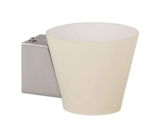 Nástěnná lampa bílá kuželová skleněná lampa 40W G9 Simonet