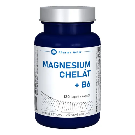 Pharma Activ Magnesium Chelát + B6 120 kapslí