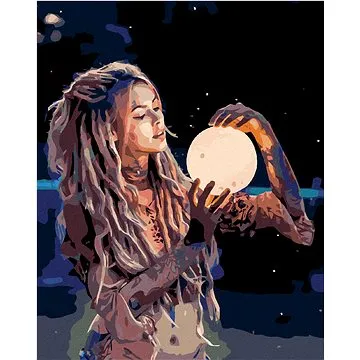 Diamondi - Diamantové malování - LUNA, 40x50 cm, bez rámu a bez vypnutí plátna (602147A)