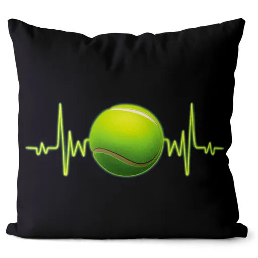 Polštář Tenisový puls (Velikost: 55 x 55 cm)
