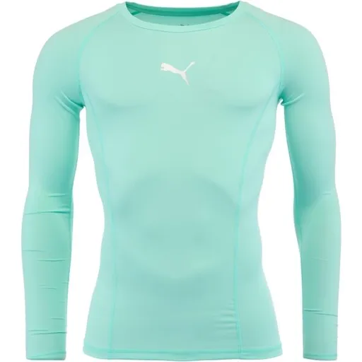 Puma LIGA BASELAYER LONG SLEEVE TEE Pánské funkční triko, tyrkysová, velikost
