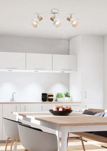 Závěsná stropní lampa 3xE14 bílá PUERTO