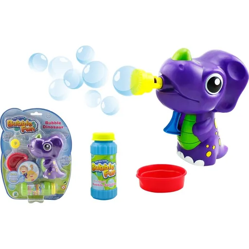 Bubble Fun Bublifuk Dinosaurus s náplní 60 ml fialový