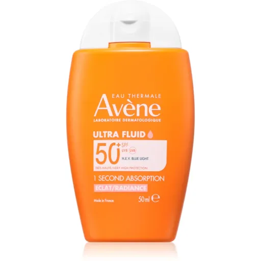 Avène Sun Ultra Fluid Radiance rozjasňující fluid proti slunečnímu záření SPF 50+ 50 ml