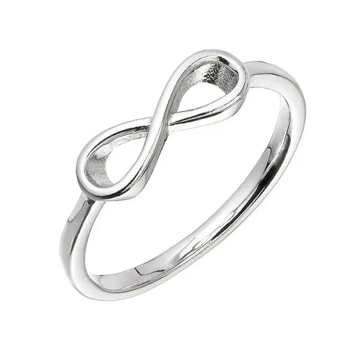 Evolution Group - Pavona Elegantní stříbrný prsten Nekonečno 65006 55 mm