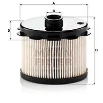 MANN-FILTER PU1021x pro vozy CITROËN;FIAT;PEUGEOT;TOYOTA (PU1021x)