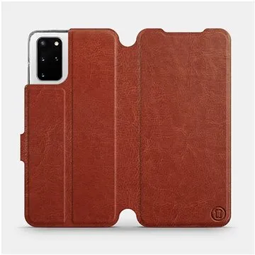 Flipové pouzdro na mobil Samsung Galaxy S20 Plus v provedení  Brown&Gray s šedým vnitřkem (5903516169979)