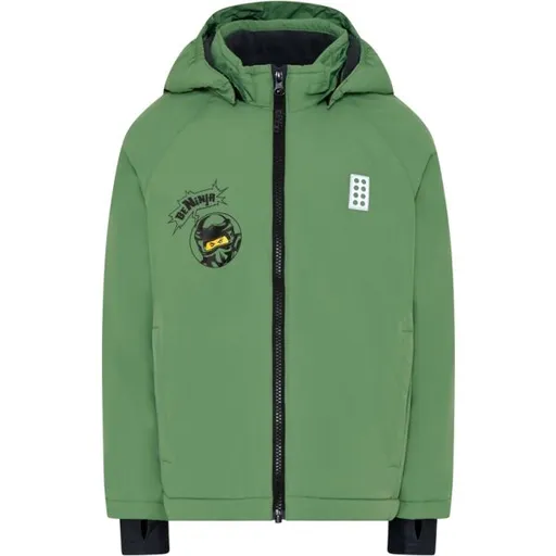 LEGO® kidswear LWJESSE 607 Chlapecká zimní bunda, zelená, velikost
