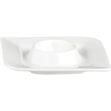 Stojánek na vajíčko porcelán Fantastic 11×11 cm, bílý 6 ks (222262270)