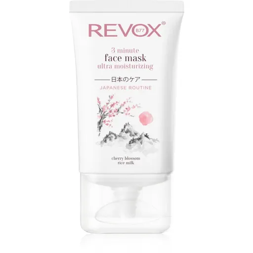 Revox B77 Japanese Routine 3 Minute Face Mask Ultra Moisturizing intenzivní hydratační maska na obličej 30 ml