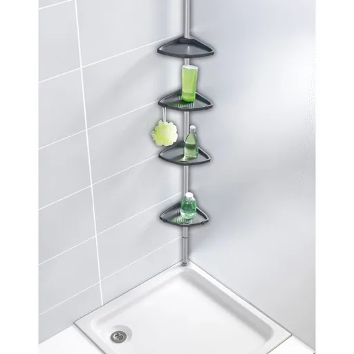 Teleskopická rohová police