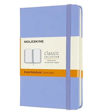 Moleskine S, tvrdé desky, linkovaný, nebesky modrý (MM710B42)