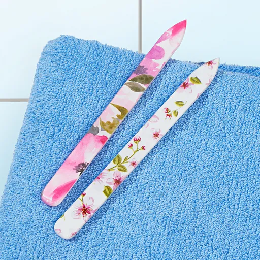 2 skleněné pilníky na nehty