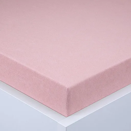 Napínací prostěradlo froté EXCLUSIVE starorůžové 160 x 200 cm