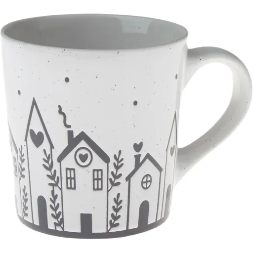 Keramický hrnek Domečky I, 470 ml